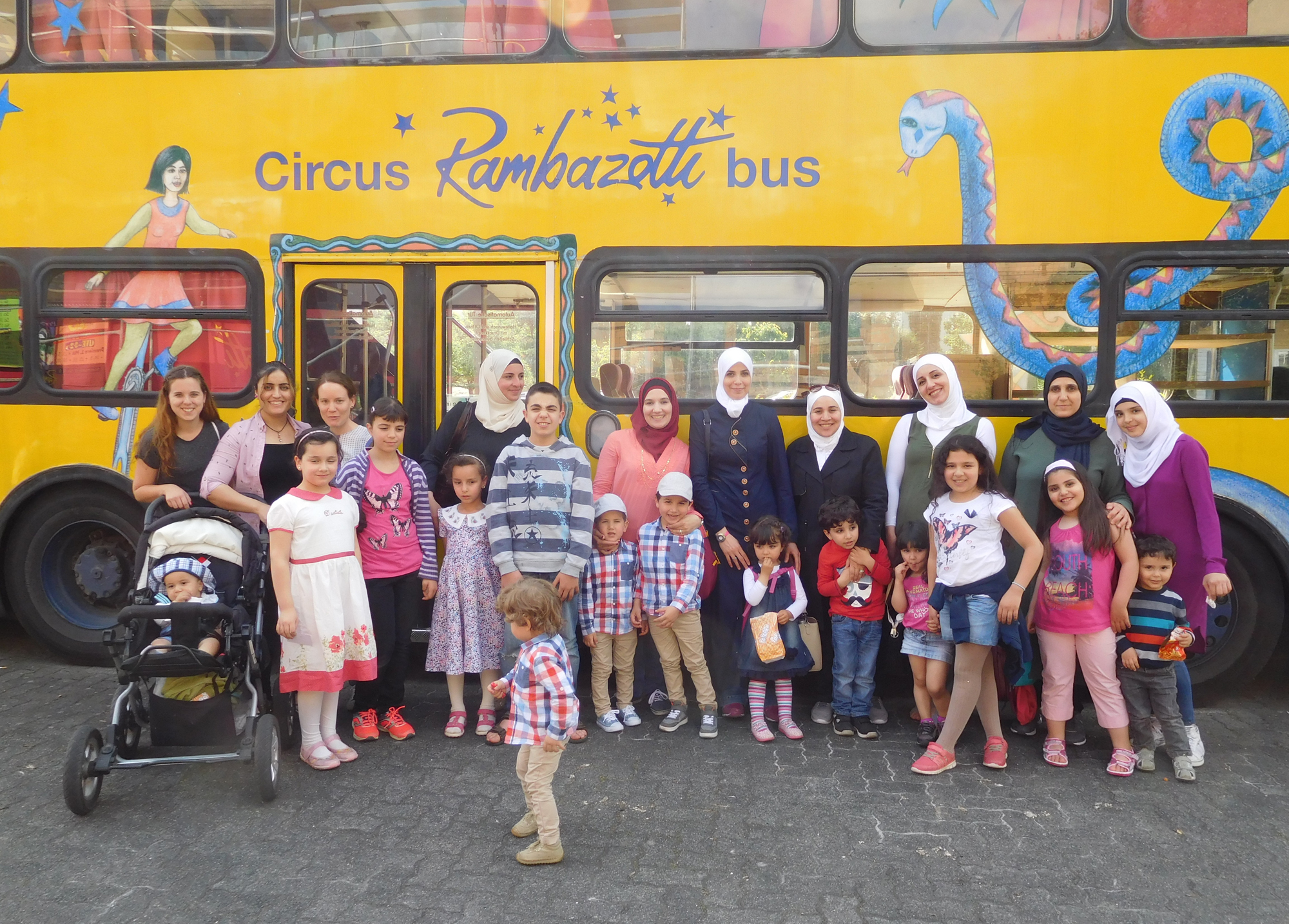 27.10.17, Frauenkursgruppe beim Cirkus Rambazotti