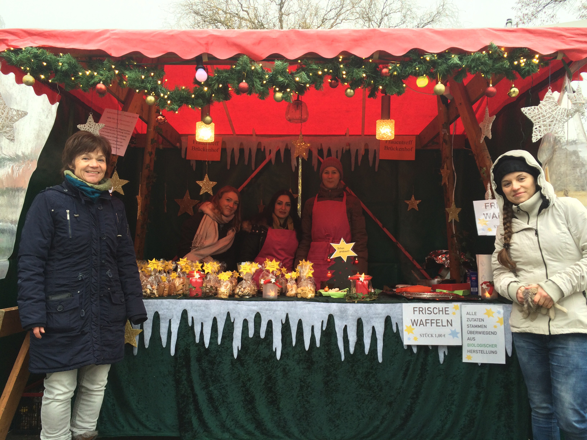 Oberzwehrener Adventsmarkt, Keksstand Frauentreff