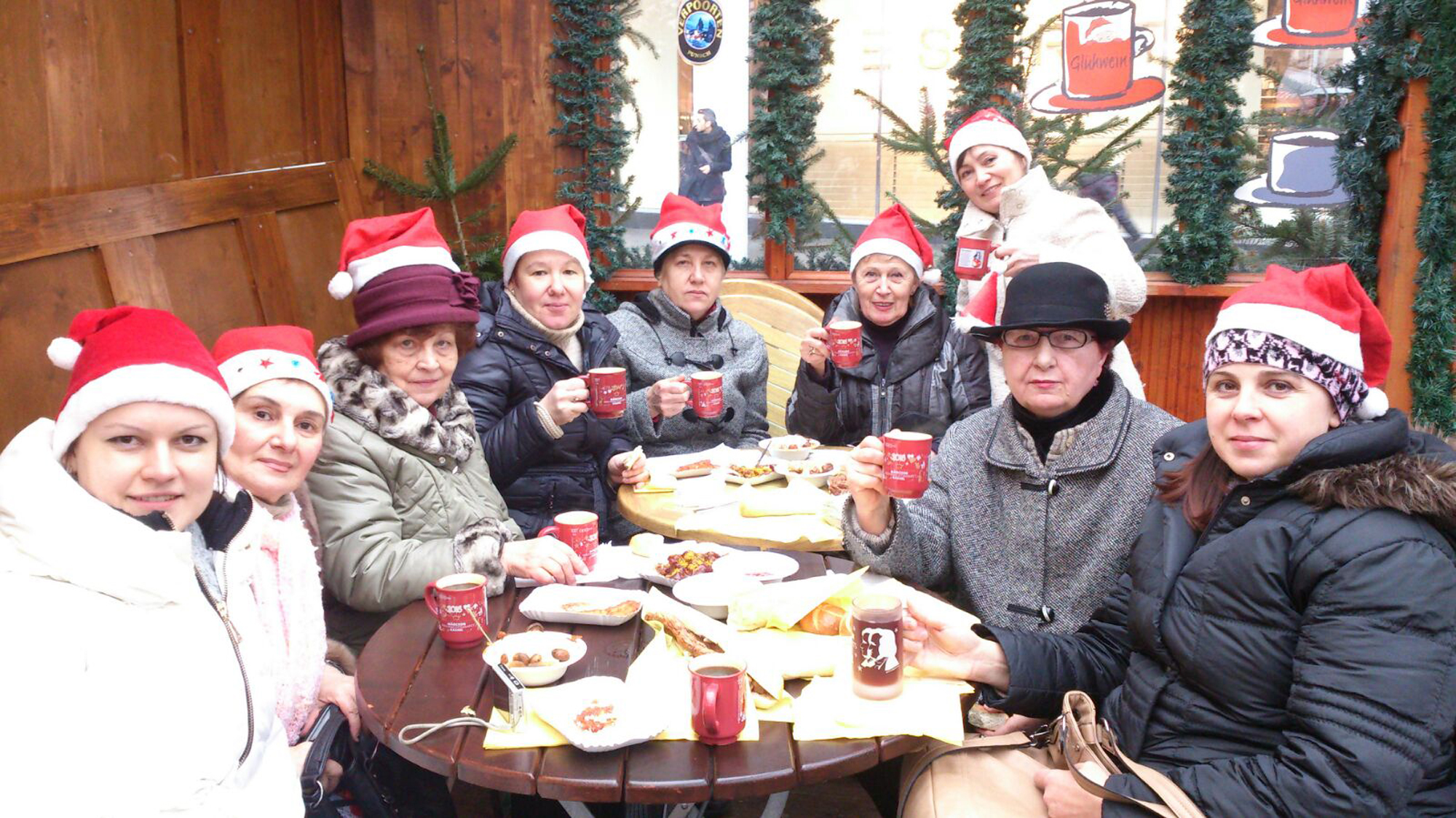 Dezember 2016, GRIPS Gruppe der russischen Seniorinnen besucht den Kasseler Weihnachtsmarkt