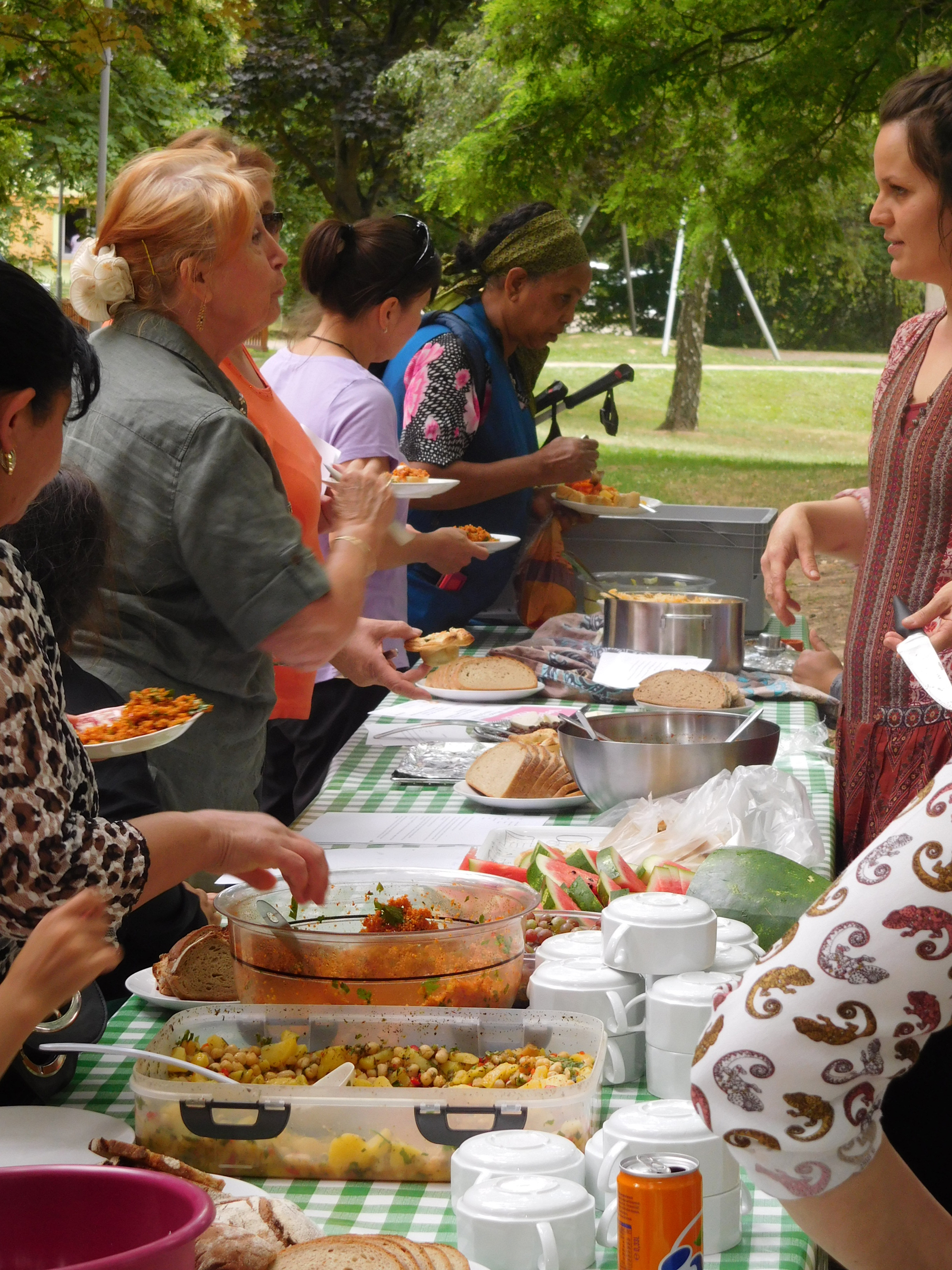 13.07.16, Vegetarisches Picknick, Familiennetzwerk Oberzwehren