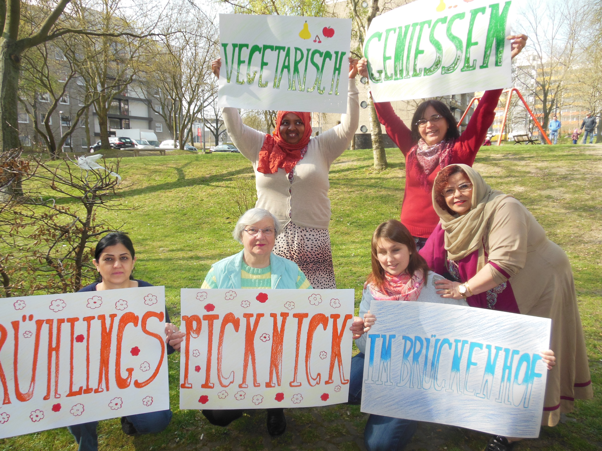 21. Mai, 1. Vegetarisches Picknick im Brückenhof