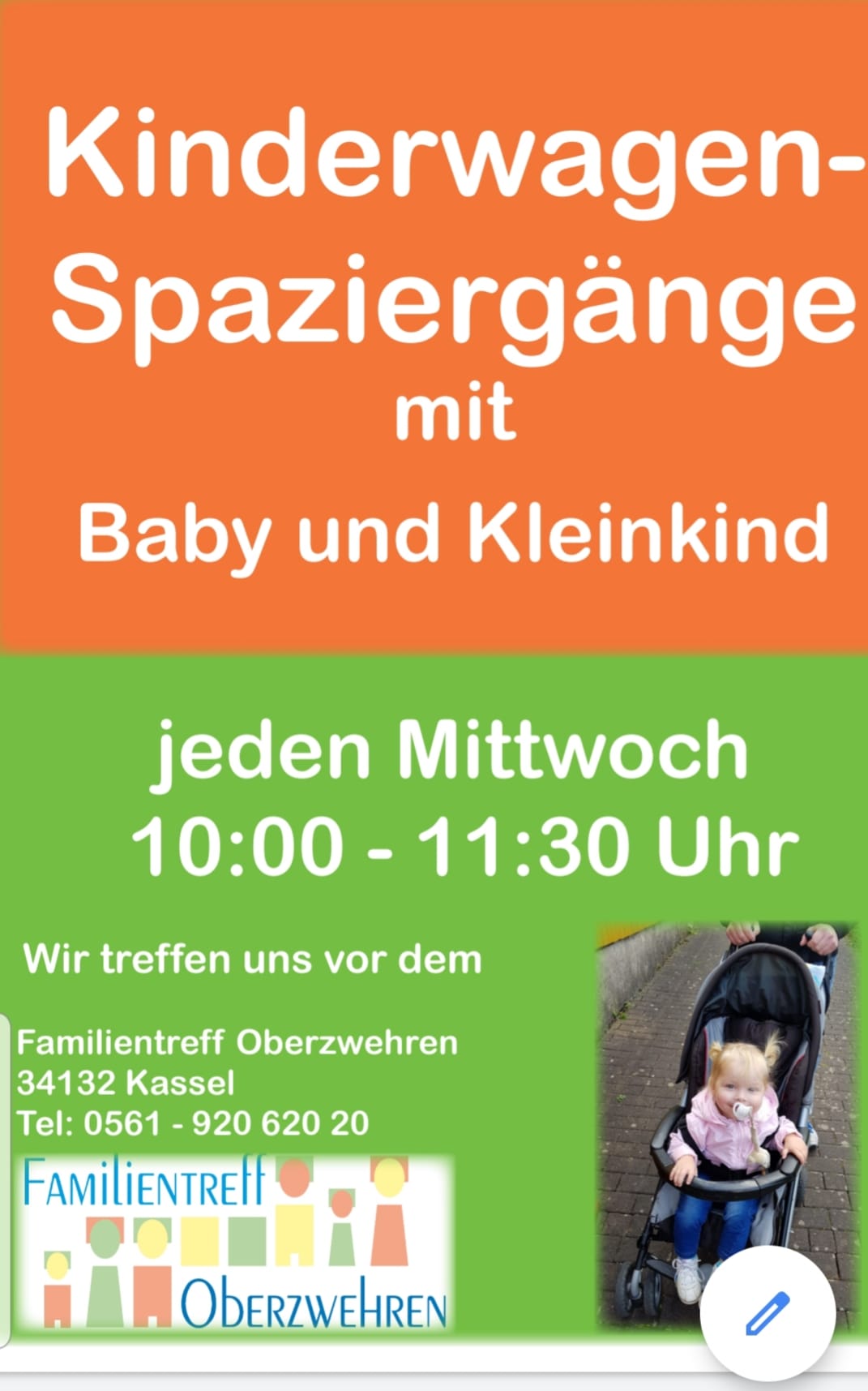 Kinderwagen Spaziergänge