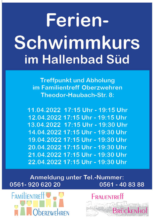 Schwimmkurs im Hallenbad Süd