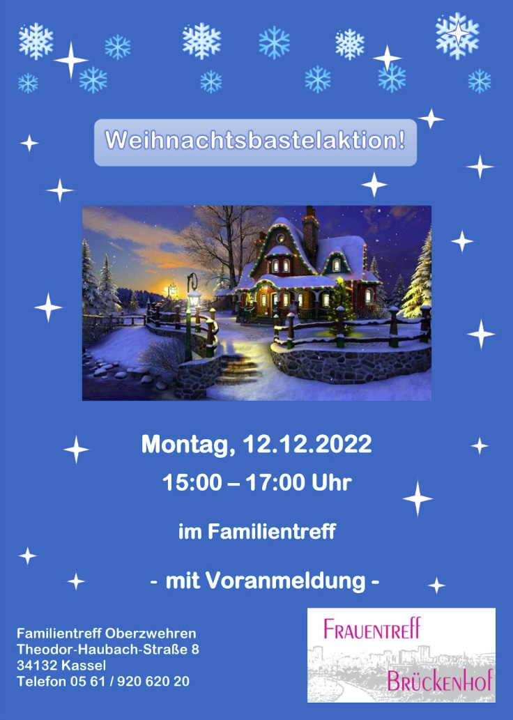 Weihnachtsbastelaktion