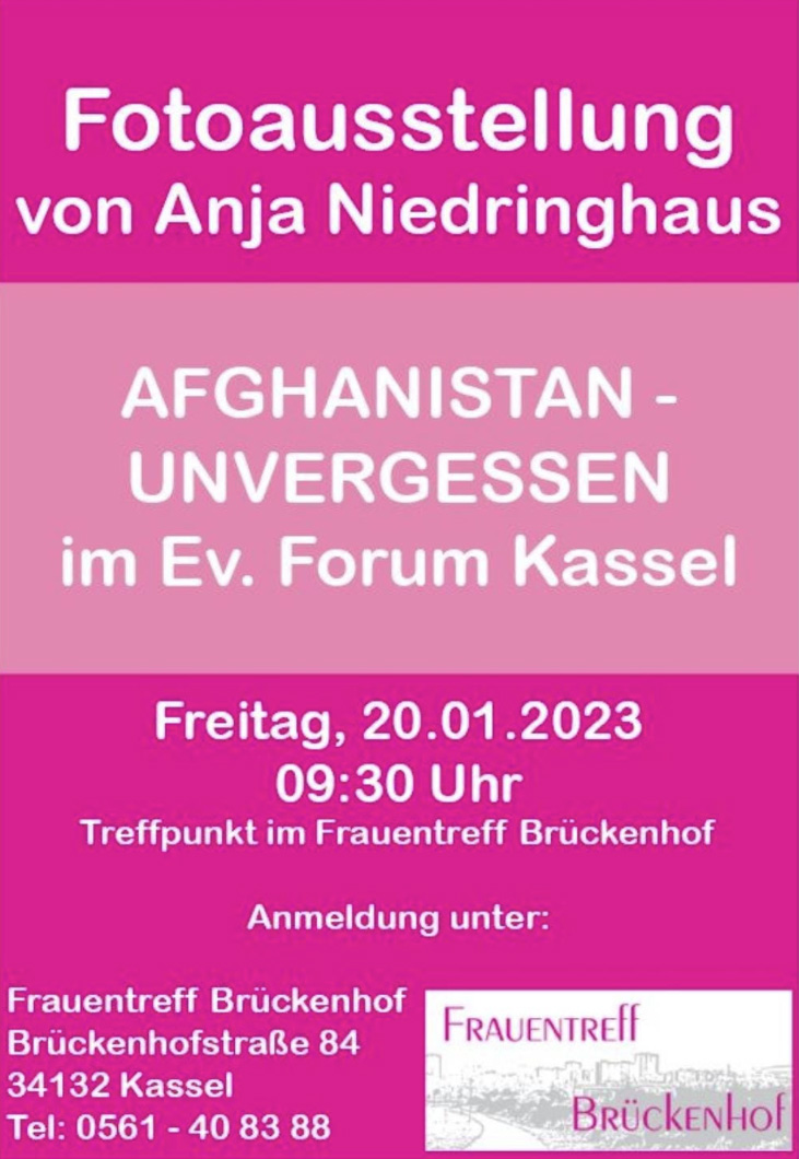 Fotoausstellung "Afghanistan unvergessen"