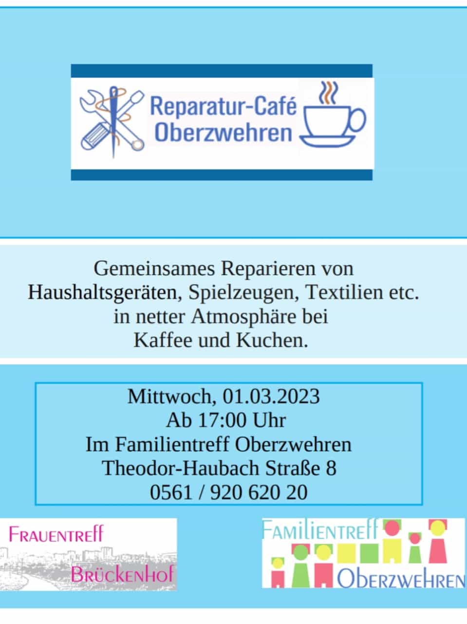 Reparatur Cafe März 2023
