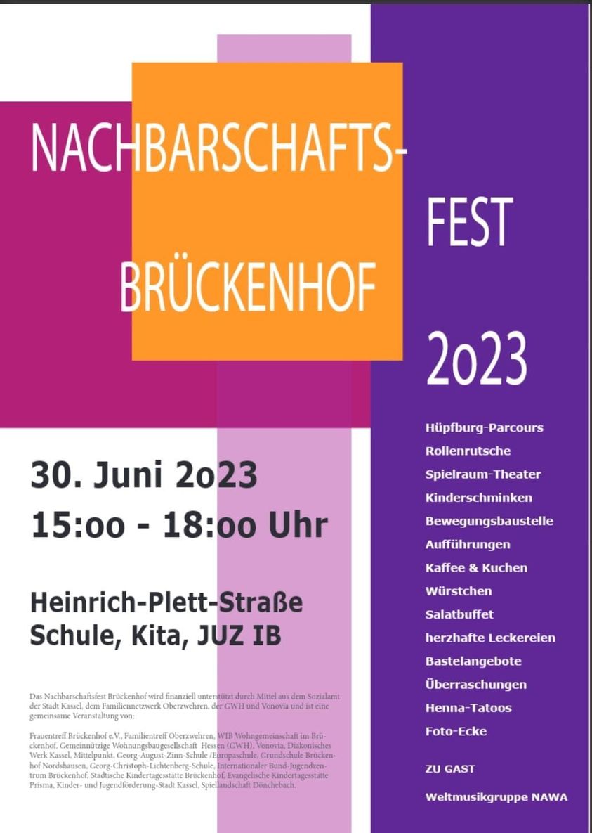 Nachbarschaftsfest Brückenhof