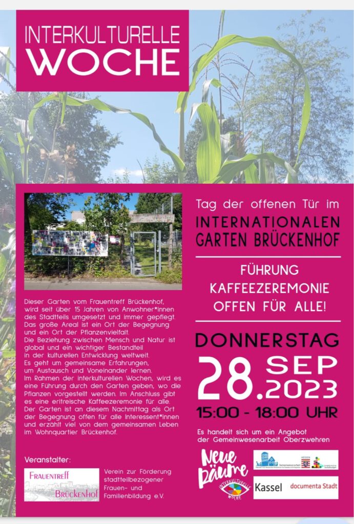 Interkulturelle Woche - Tag der offenen Tür im internationalen Garten Brückenhof