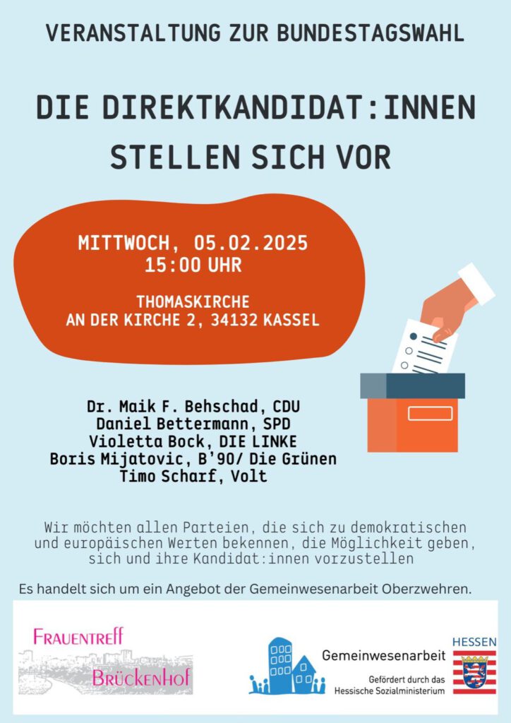 Veranstaltung zur Bundestagswahl