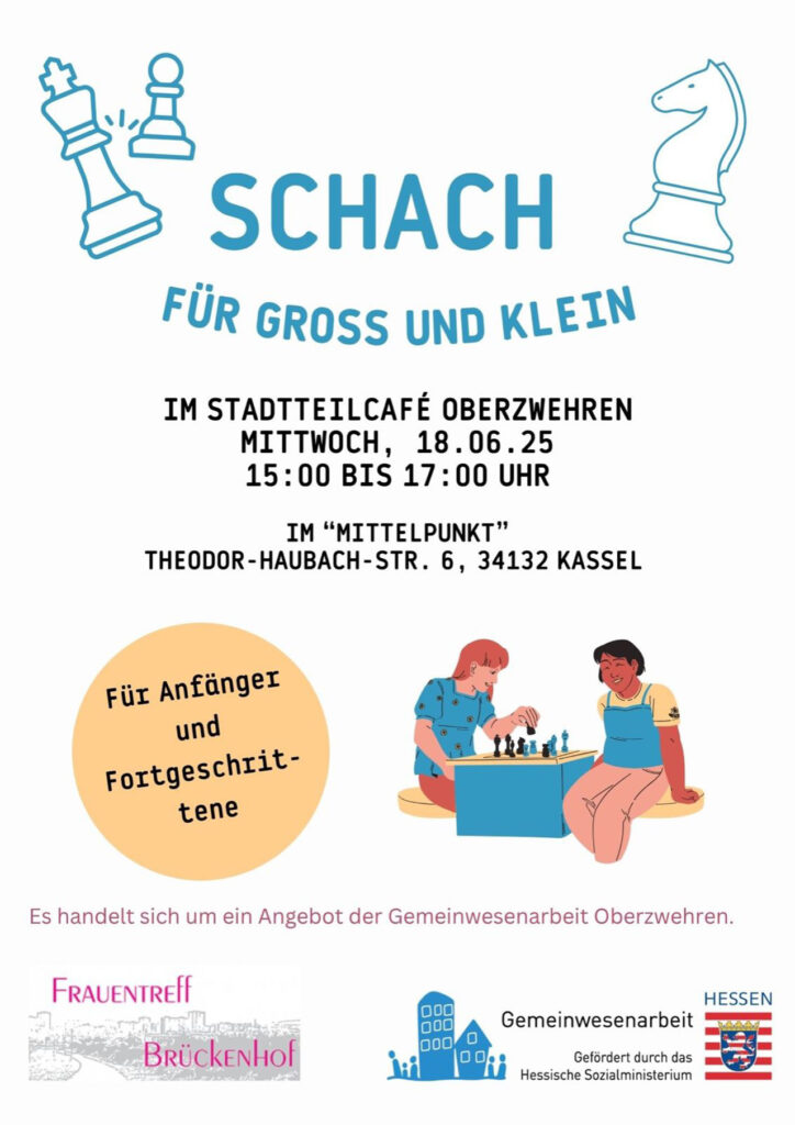 Schach für Groß und Klein im Juni