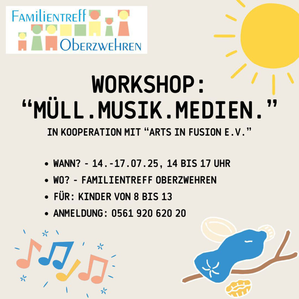 Workshop Müll Musik Medien