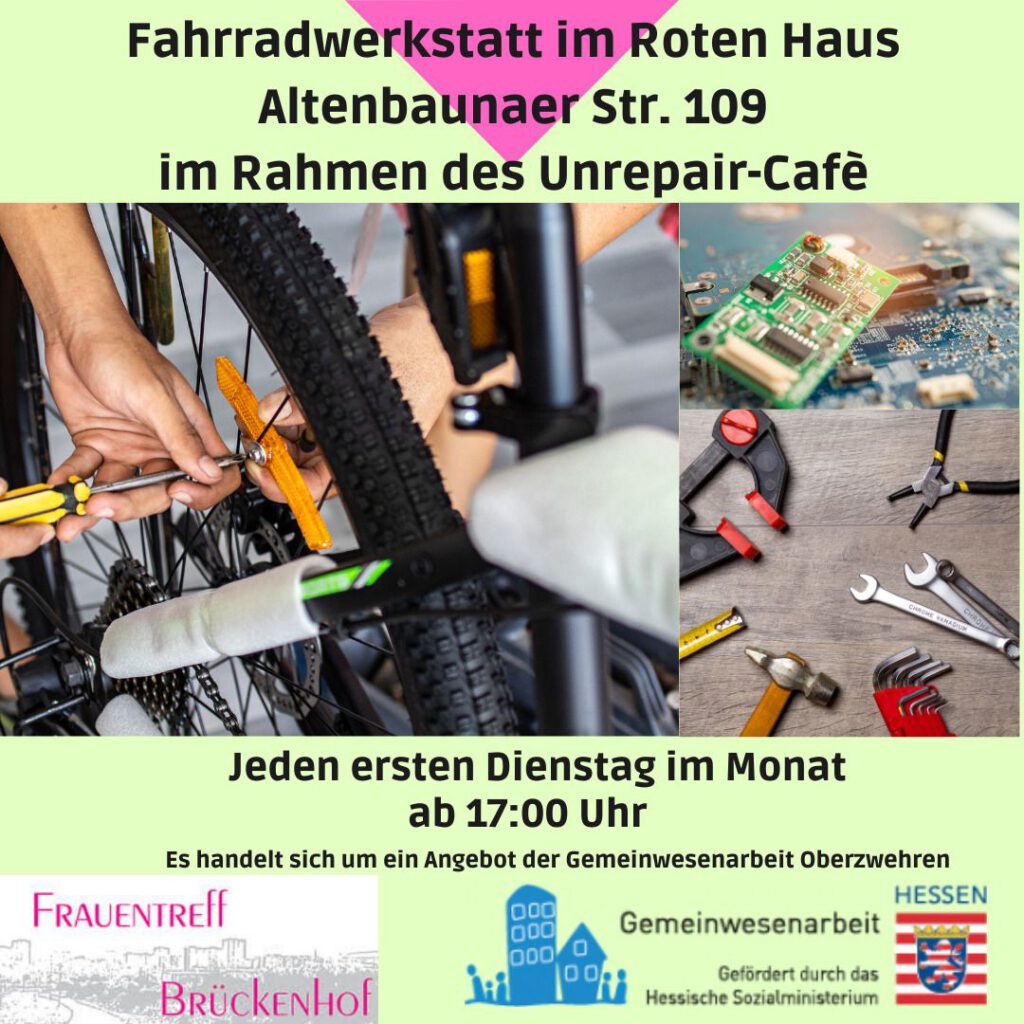 Fahrradwerkstatt im Roten Haus
