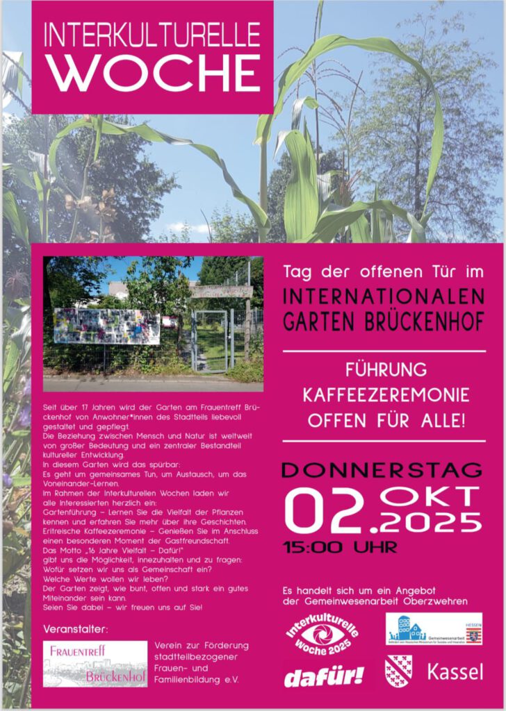 Tag der offenen Tür im internationalen Garten Brückenhof