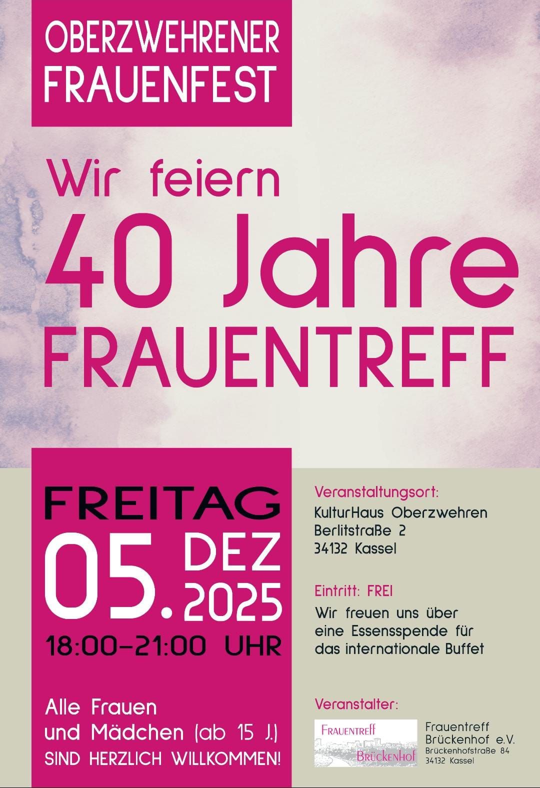 40-Jahre-Frauentreff
