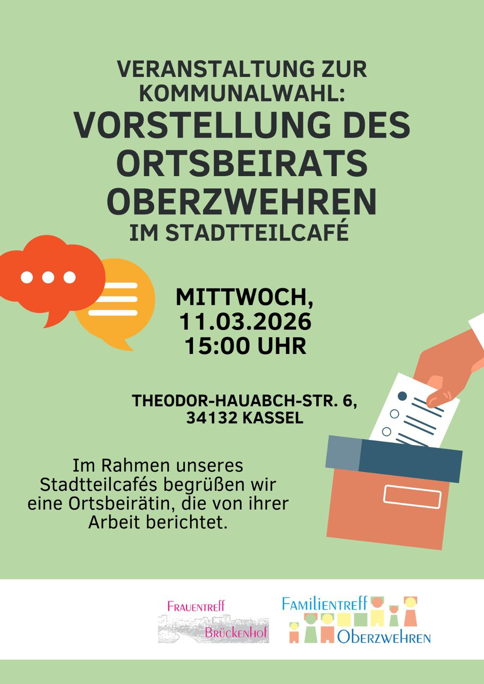 Vorstellung des Ortsbeirats Oberzwehren